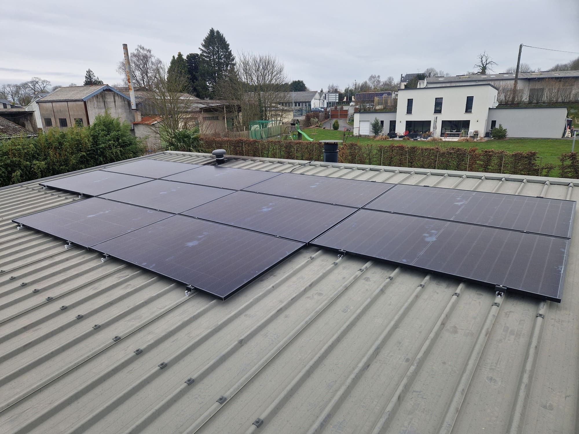 Installation panneaux solaires à Ernée