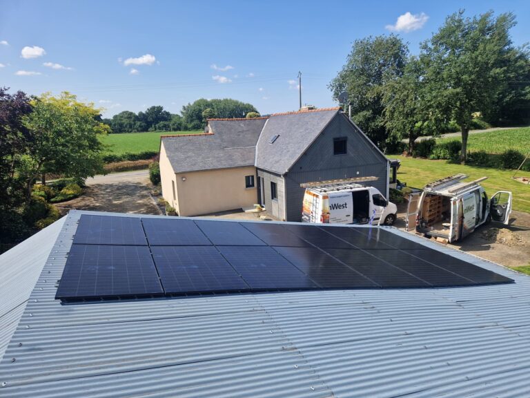 Installation à la Chapelle-Fleurigné avec stockage virtuel